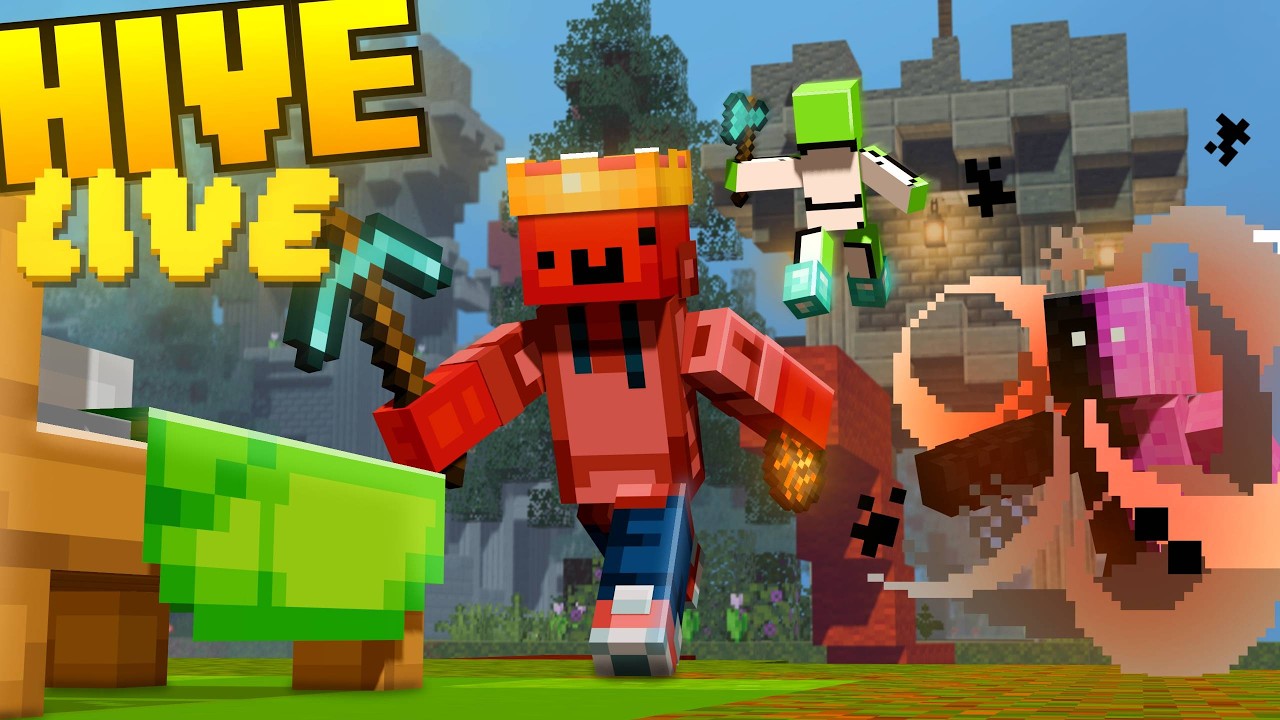 🔴HIVE LIVE! | Playing Sky Wars and Other Fun Games??? Playing With Viewers/CS🔴1k In Coming:)