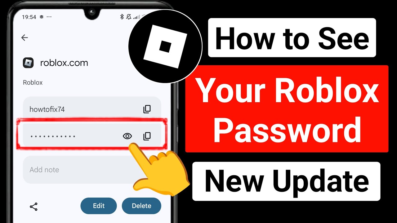 How to See Roblox Login Password if you forgot it || How To Find Your Roblox Password In Mobile ...