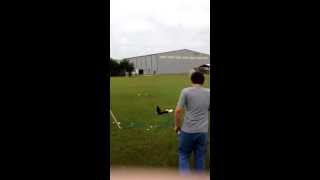 Water rocket explodes