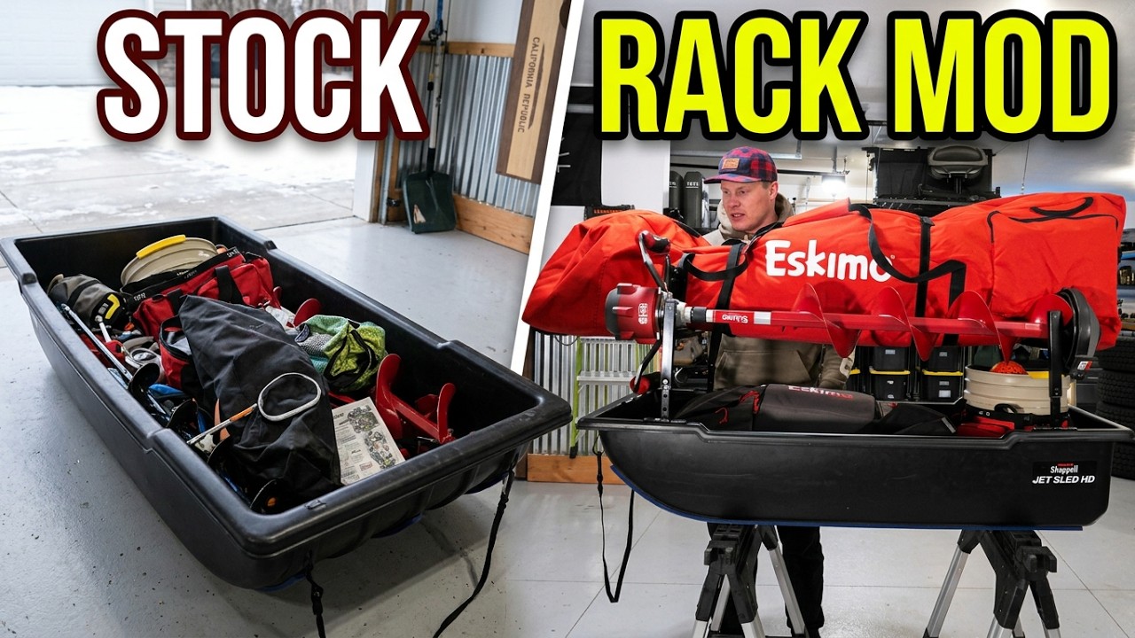 Sled Cargo Rack Shappell Jet Sled Cargo Rack + Harness — Best Setup for Your Sled ...