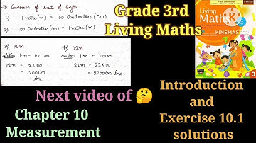 Measurement | Chapter 10 | class 3 | Living maths 3 | Exercise 10.1 | Mathsadda |