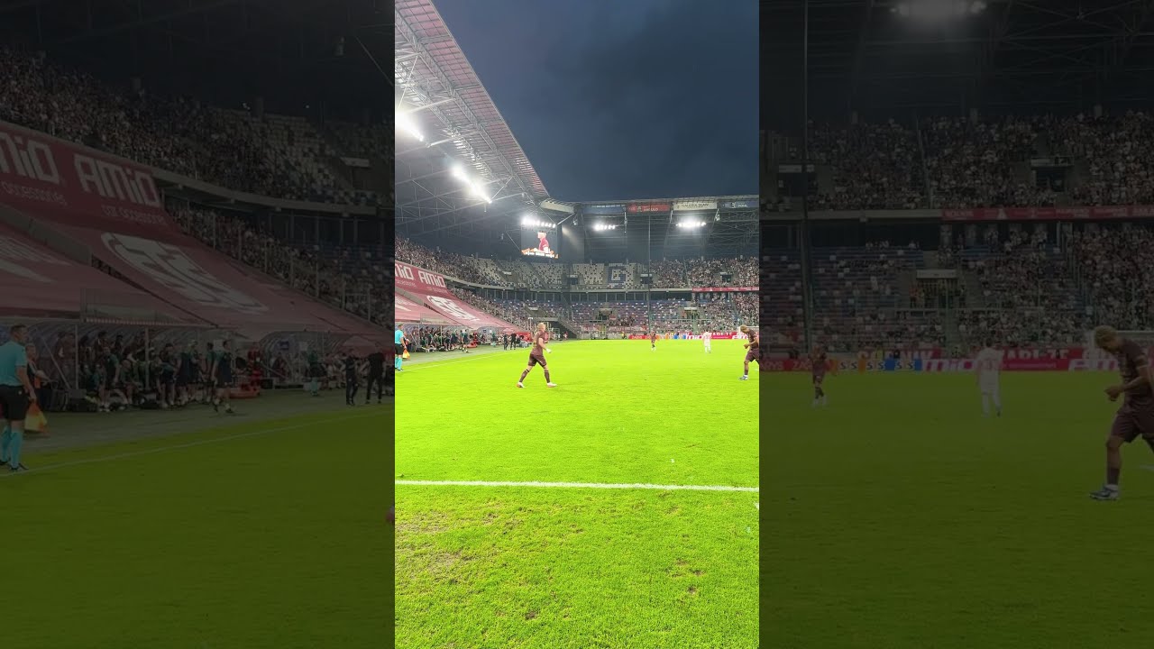 L'ouverture du score de Biereth face à Górnik Zabrze (2-3)