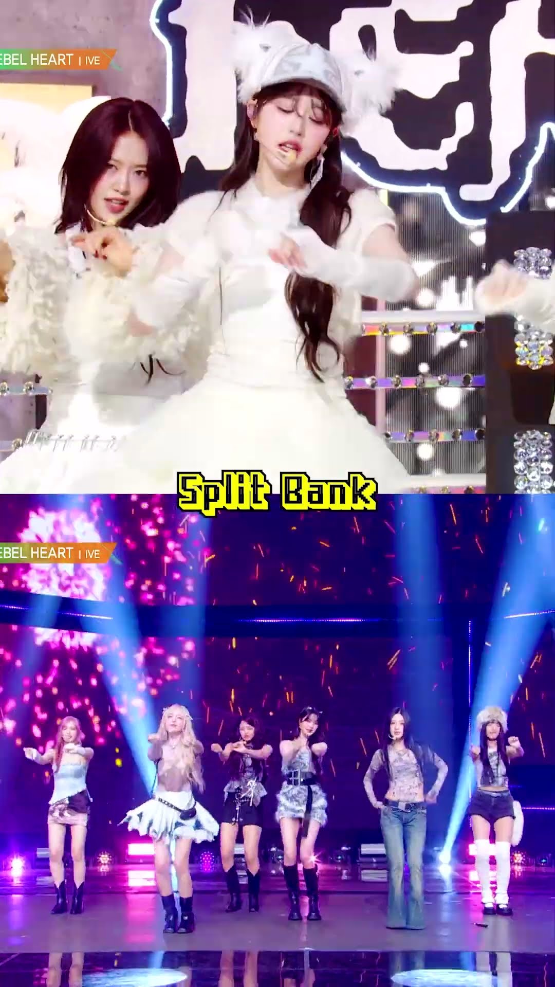 IVE - REBEL HEART #SplitScreen #SplitBank #MusicBank #Shorts | KBS WORLD TV
