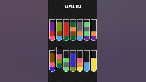 water sort puzzle - level 813