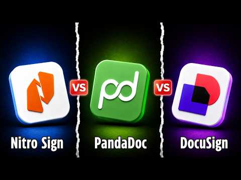 DocuSign vs PandaDoc vs Nitro Sign: Which eSign should you choose?