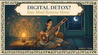 Stop Overthinking Tonight | 639Hz Sitar Raga for Mental Stillness & Sleep