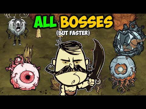 Defeating EVERY Boss in Don't Starve Together, but faster (New