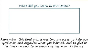 Final Quiz - Georgia Tech - KBAI: Part 4
