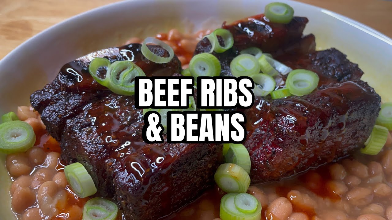 Smoked Beef Short Ribs over Maple Beans — watch on YouTube