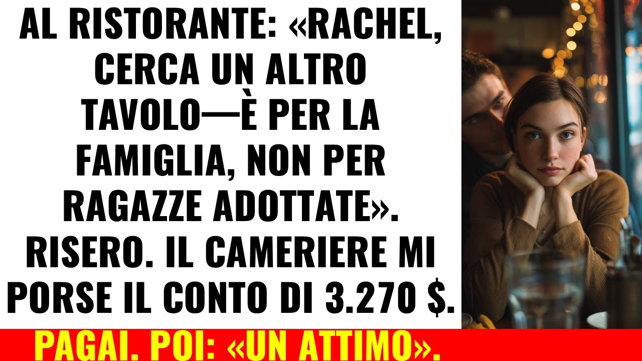 «Qui Sei Di Troppo». Ho Tirato Fuori La Carta, 3.270 $ — Il Bello È Arrivato Dopo