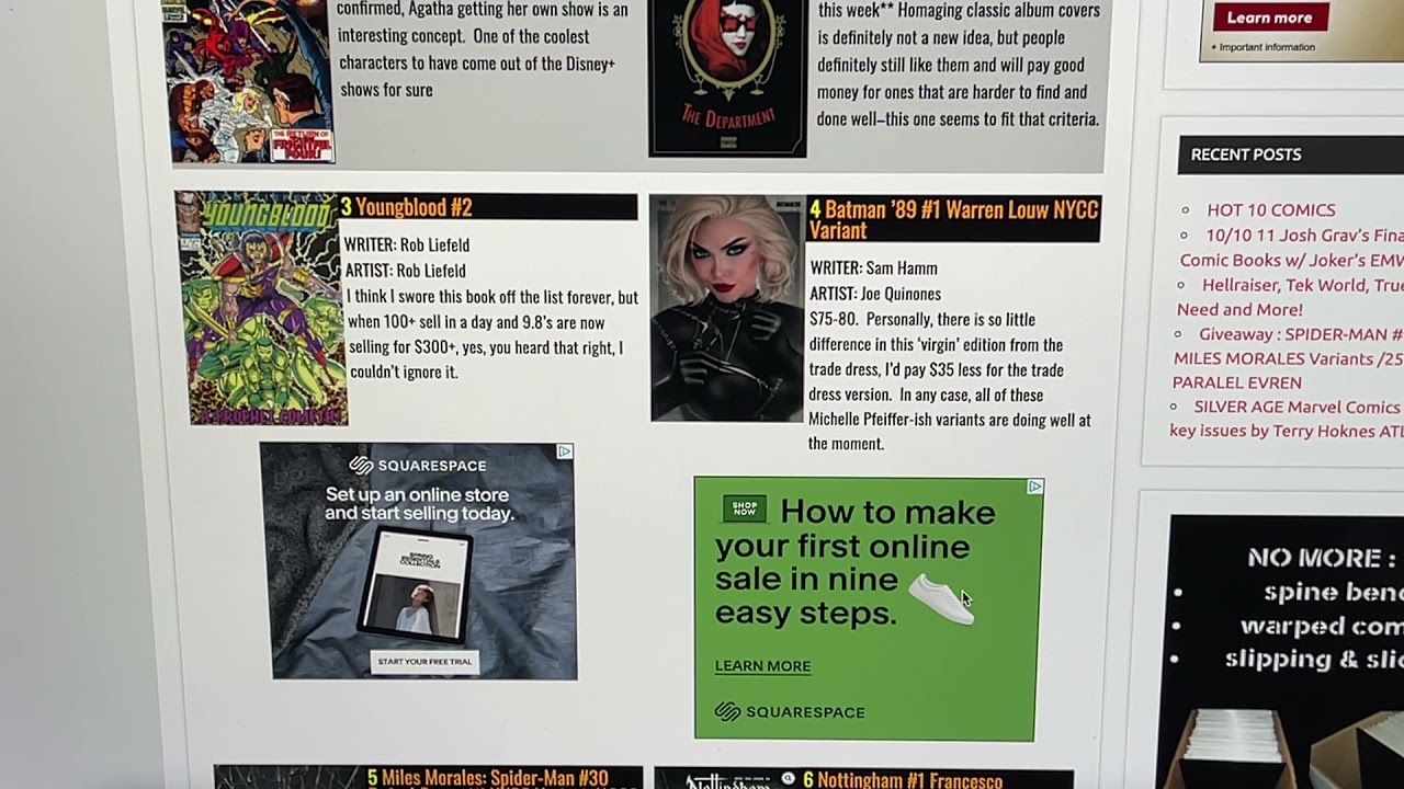 Hot 10 Comics for the Week by CBSI!!!