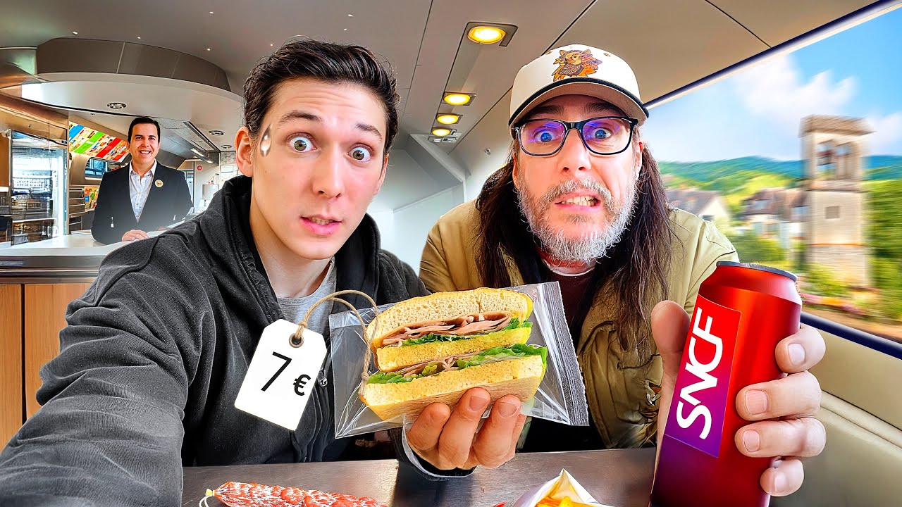 On teste toute la carte du WAGON BAR SNCF en France 🇫🇷