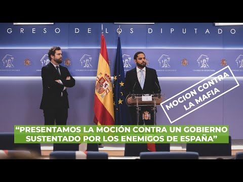 Garriga: “Presentamos la moción contra un Gobierno sustentado por los enemigos de España”