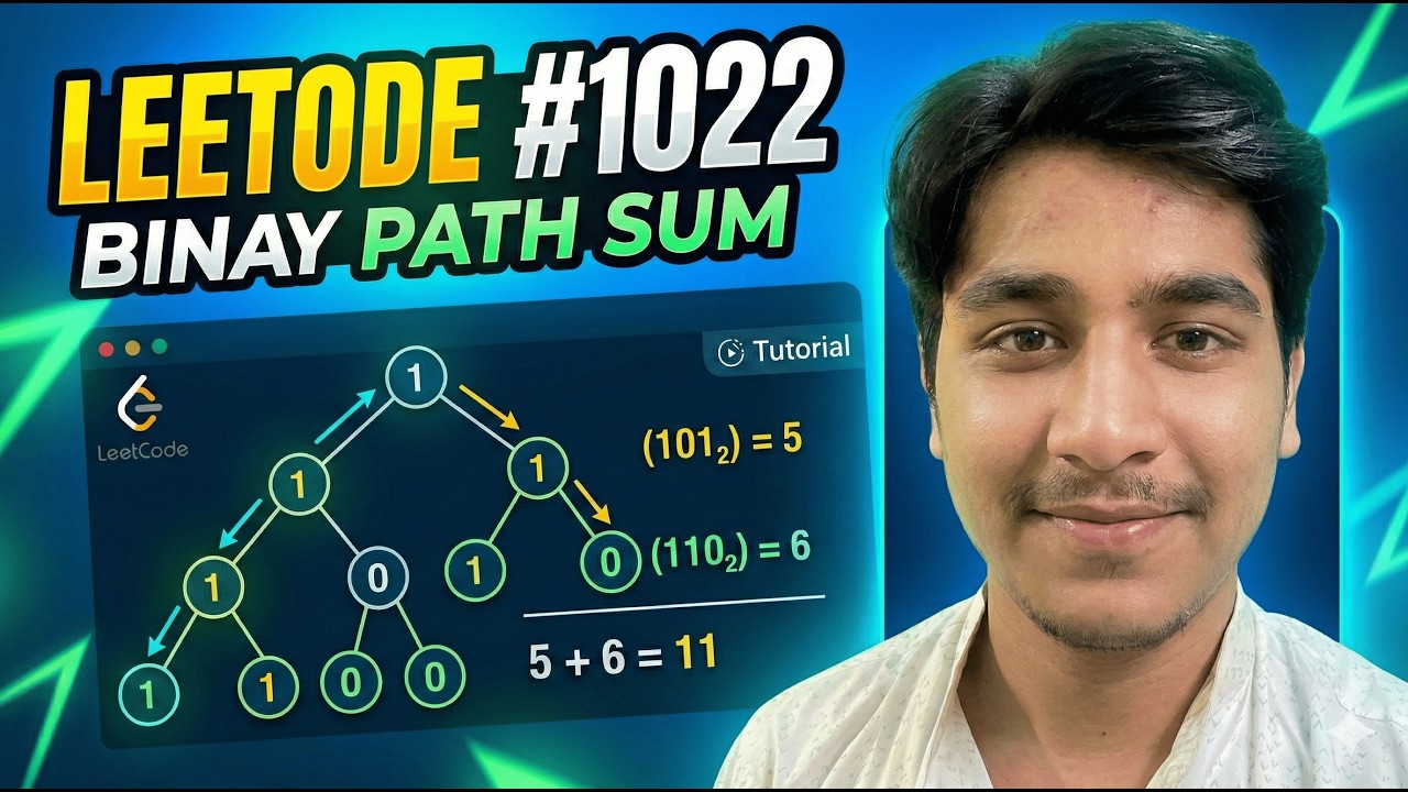 LeetCode 1022 | Sum of Root To Leaf Binary Numbers | Binary Tree DFS ...