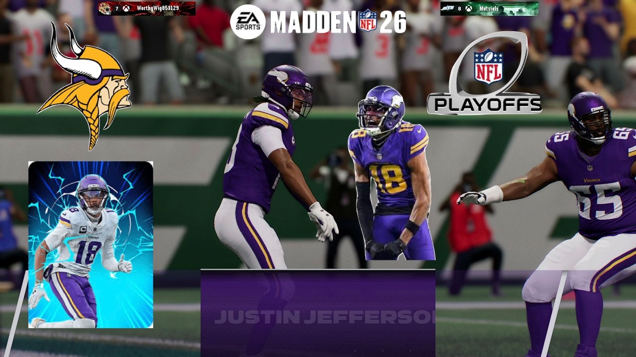 G-Force Justin Jefferson Shines in the Playoffs!