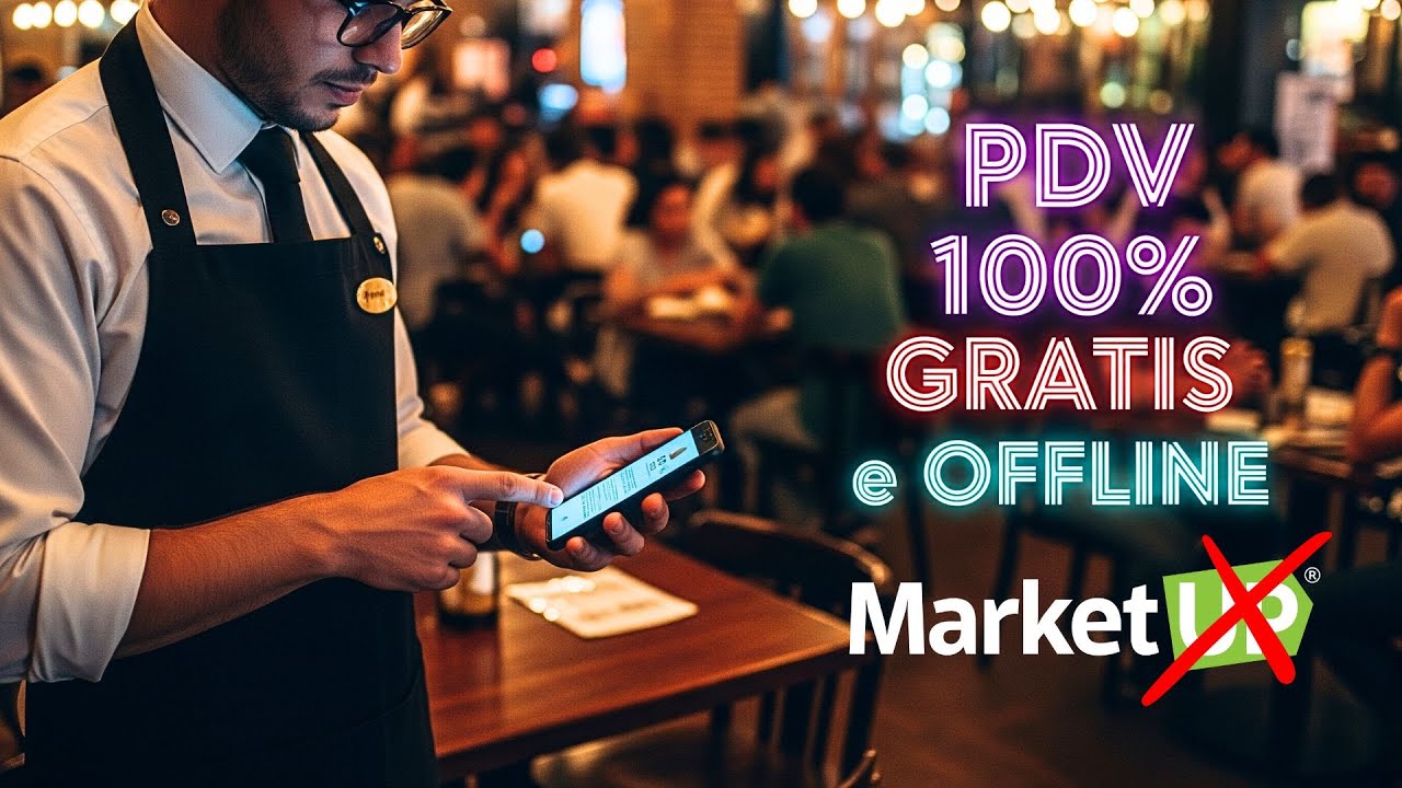 Cansado do MarketUP? Conheça o PDV Grátis e Offline de Verdade!