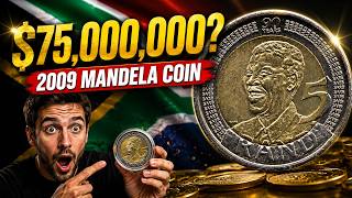 Hidden Fortune 2009 Mandela 90th Birthday 5 Rand Coin