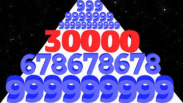 Merge Number Run Master vs Marble Run - Level Up Number (ASMR, Max Level) Satisfying Mobile Game