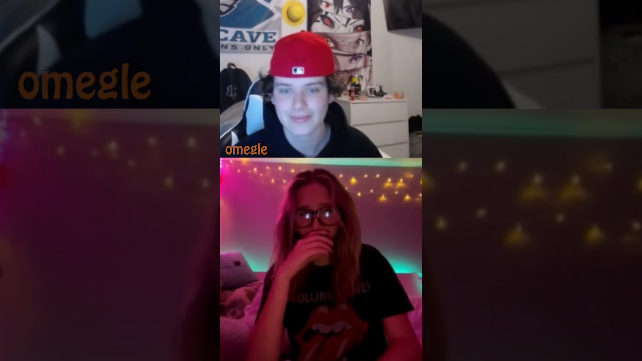 OMEGLE HACKER RETURNS 😈😂  #omegle #lukeafk #troll #shorts