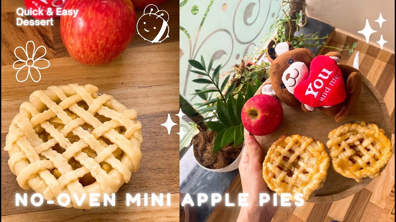 NO OVEN Mini Apple Pie | Easy Pressure Cooker Apple Pie Recipe 🍎🥧
