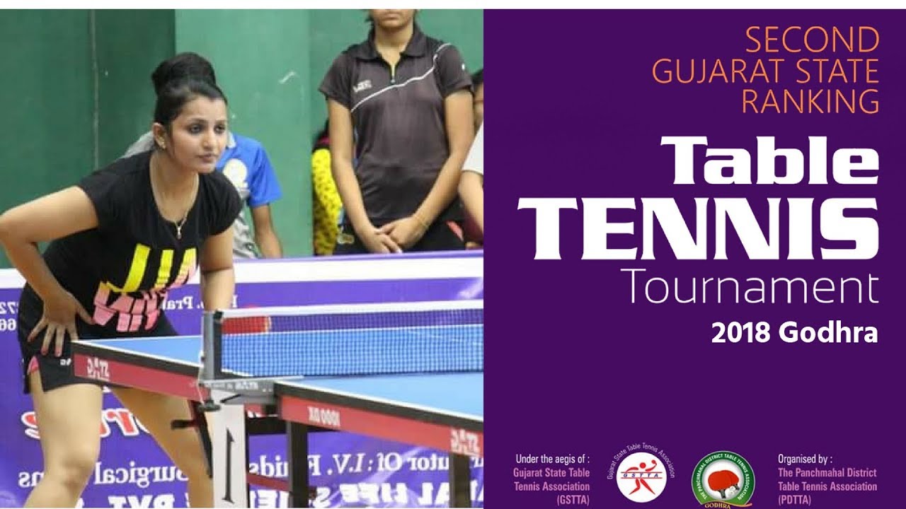 Second Gujarat State Ranking Table Tennis Tournament 2018 Godhra 2nd