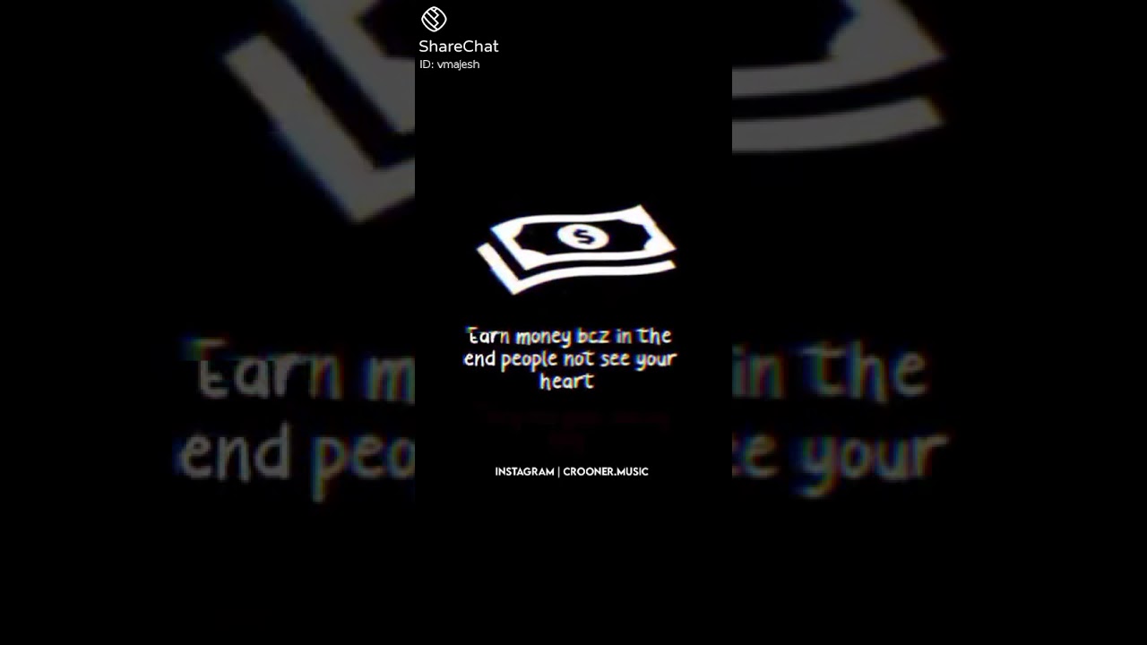 About money whatsapp status YouTube