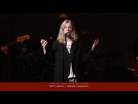 Birthday Poem for the 14th Dalai Lama of Tibet : Patti Smith at the Tibet House US Benefit Concert