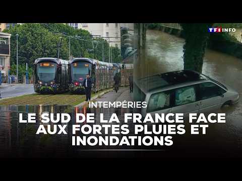 Southern France hit by heavy rain and flooding｜TF1 INFO