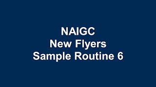 NAIGC New Flyers Trampoline Routine 6 (DD 1.2)