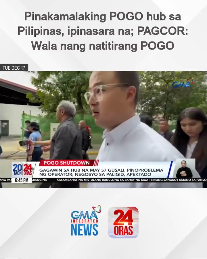 Pinakamalaking POGO hub sa Pilipinas, ipinasara na; PAGCOR: Wala nang natitirang POGO | 24 Oras