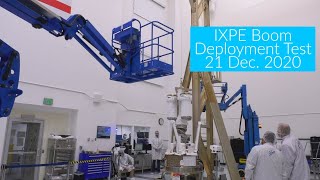 IXPE Boom Deployment Test at Ball Aerospace on Dec 21, 2020