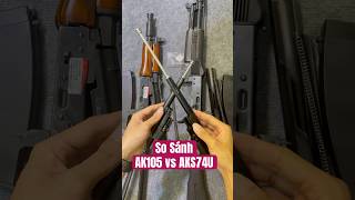 Phần 368: So Sánh AK105 với AKS74U Hãng GHK AK GAS |Sói Tuyết Airsoft #airsoft #soituyet #soiairsoft