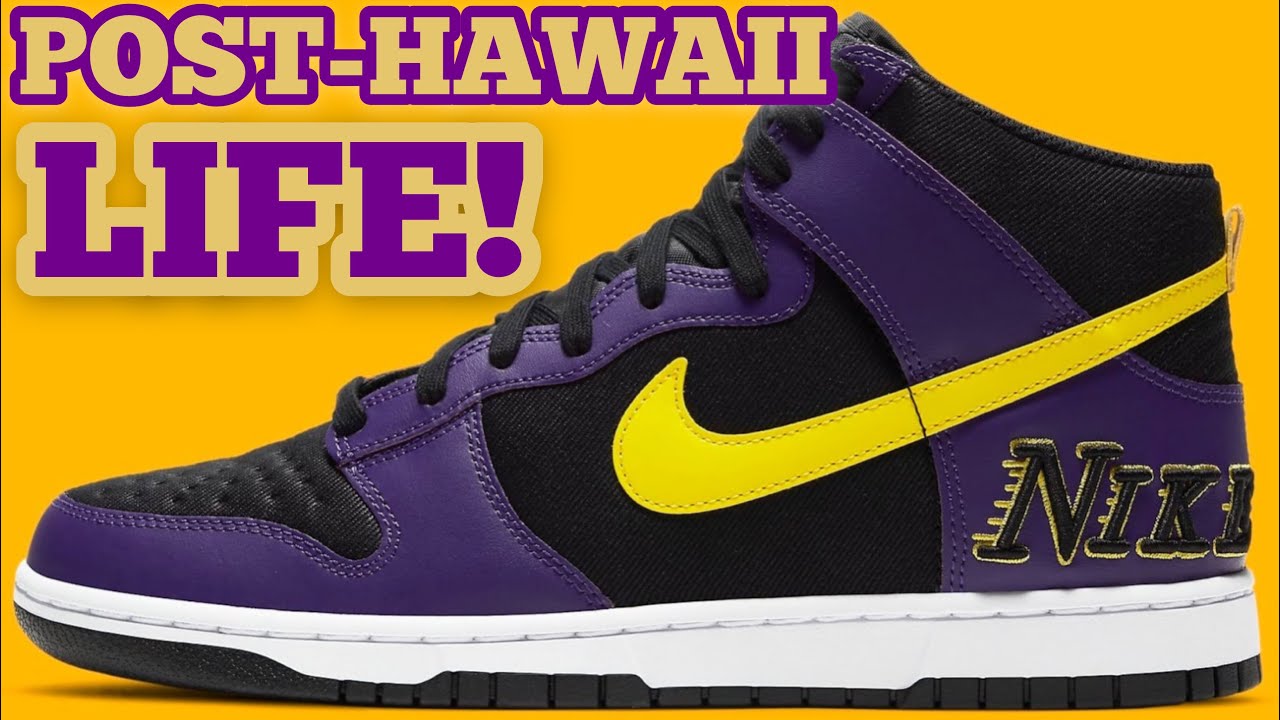 With the Hawaii NIKE DUNK HIGH out there, it