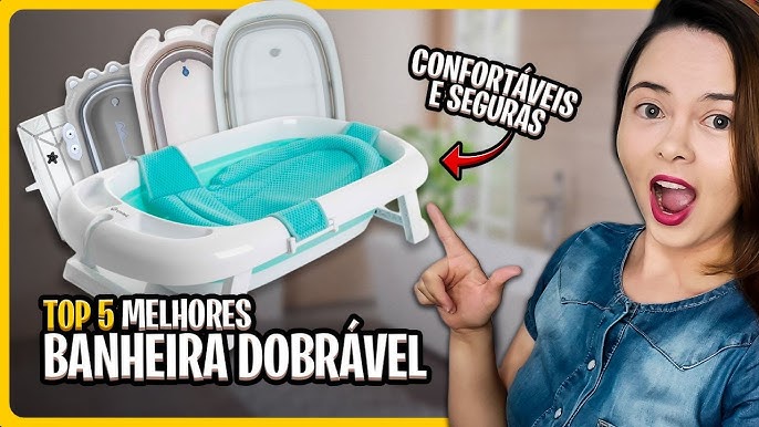 Banheira De Bebê Dobrável Smile Aqua Green - Safety 1st Cor Verde