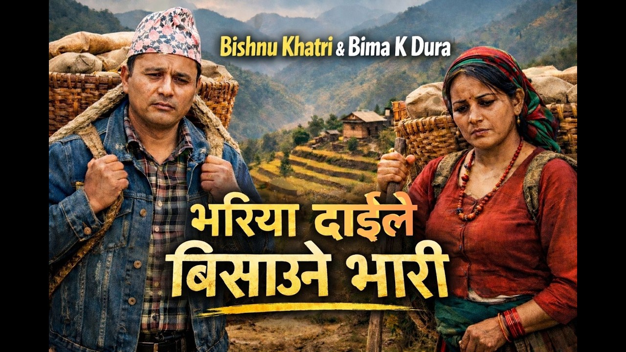 Bishnu Khatri and Bima K Dura  - Bhariya Daile Bisaune Bhari | Lok Dohori Song