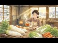 The First Snow & Warm Winter Stew 🍲 Ghibli Style ASMR | Cozy Japanese Countryside Cooking | 02 hours