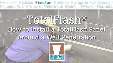 How to Install A TotalFlash Panel Around a Wall Penetration