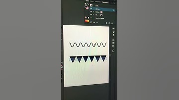 Adobe Illustrator zig zag web tips #tipsandtricks #zig #zag #illustrator