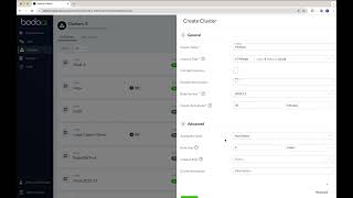 Bodo Training | Workspace Overview | How to create a cluster - advanced options