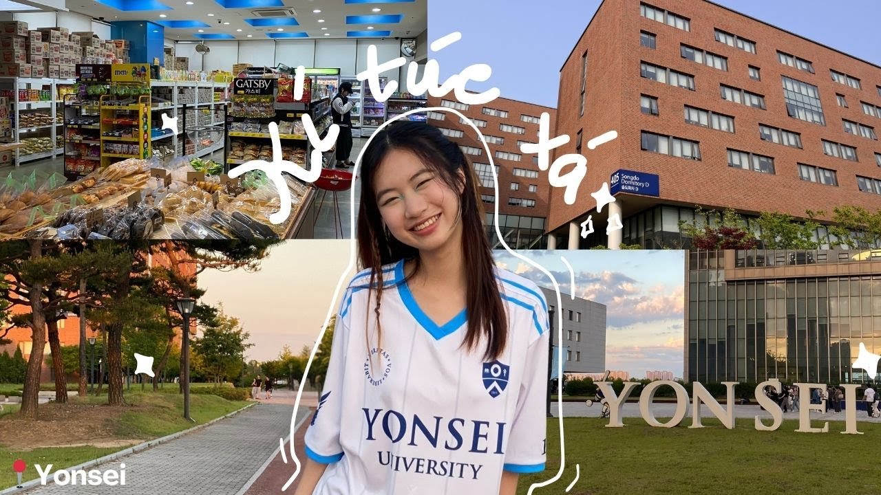 Kí túc xá du học sinh Yonsei có gì? Dormtour Yonsei international campus 🇰🇷