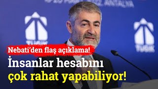 İnsanların Hesabını Çok Rahat Yapabildiği Bir Dönemdeyiz Bakan Nebatiden Flaş Enflasyon  Açıklama