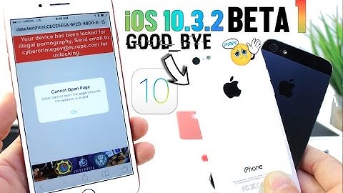 iOS 10.3.2 Beta 1 (Important information)