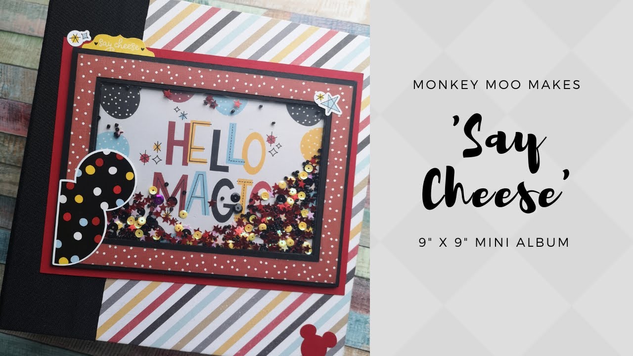 Simple Stories - Say Cheese 4 - Custom 9" x 9" mini album