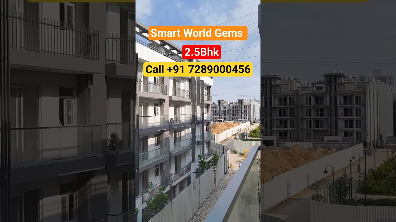 Smart World Gems Sector 89 Gurgaon | Luxurious 2.5 BHK Builder Floors Tour!