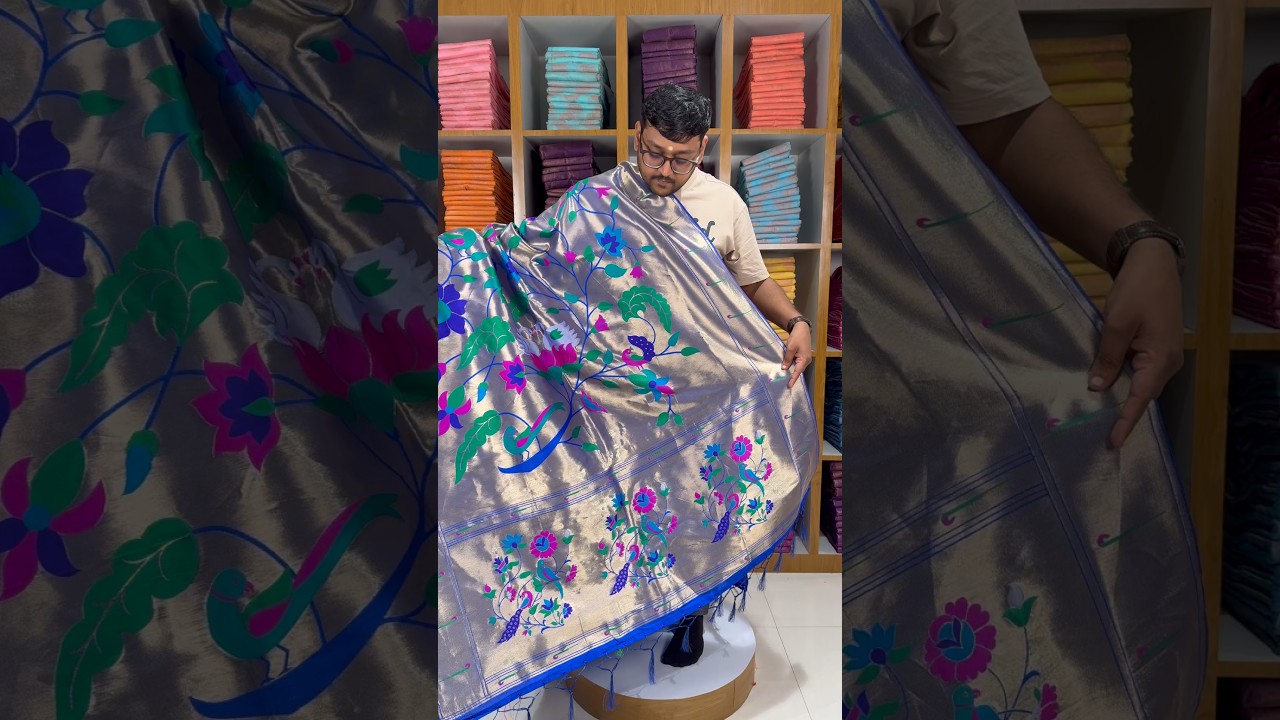 Pure Paithani Pallu All-over Zari Weaving Dupatta