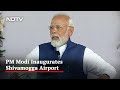 PM Modi Inaugurates Lotus-Shaped Shivamogga Airport In Karnataka