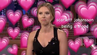 scarlett johansson being a mood for 2 mins 30 secs straight