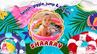 Splish Splash Bash Theme Birthday Invitation Video  #video
