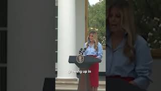 Melania Trump Laughs off Reports of Her Disappearance: ‘I Heard You Missed Me’ #shorts