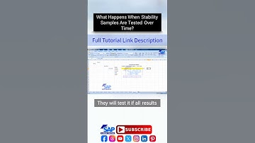 What Happens When Stability Samples Are Tested |  SAP QM Stability Studies | SAP Tutorial For Free
